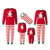 Божиќни Пижами трегрен За Семејството, Соодветни Божиќни Пј за Семејството, Семејни Божиќни Пижами Комплети Божиќна Облека За Спиење