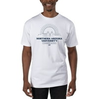 Машка облека од УСЦАПЕ бела северна северна Аризона Лумберјакс маица