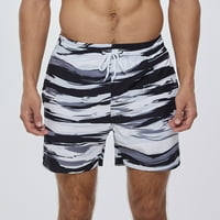 Мажи Панталони Обични Мажи Печатат Чипка За Дишење Водоотпорни Четвртини Панталони Шорцеви На Плажа Спортски Секојдневни Панталони