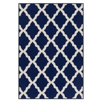 Колекција за шарм на отомансон, марокански дизајн, нелизгачки област килим 3'3 5'0