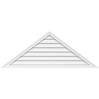 42 W 15-3 4 H триаголник Површината за монтирање PVC Gable Vent Pitch: Функционален, W 2 W 1-1 2 P Brickmould Frame