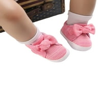 Nokiwiqis Бебе Чевли Bownot Одење Чевли Мека Единствена Обувки Prewalker