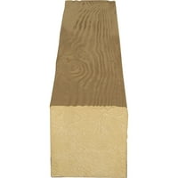 Ekena Millwork 8 H 10 D 48 W песочна фаула од дрво Каменом Мантил, фабрика подготвена