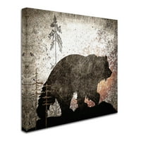 Трговска марка ликовна уметност „Повикување мечка“ платно уметност од LightboxJournal