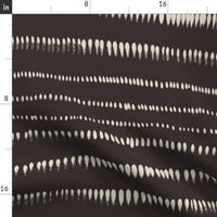 Памучен Сатенски Чаршав, 70 120 - Црно-Бели Модерни Апстрактни Ленти Од Средниот Век Готски Капки Хоризонтални Монохроматски