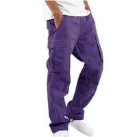 Мажите Карго Панталони Дозвола, Мажите Солидна Повеќе Џебови Отворено Директно Тип Фитнес Панталони Карго Панталони Панталони