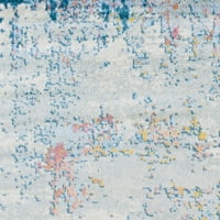 Уметнички ткајачи Апстрактна област на Сандерленд, Аква Корал, 9 '12'