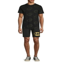 Batman's Men & Big Graphic Man Graphic Reece Jogger Shorts, големини S-3XL, шорцеви за мажи во Бетмен