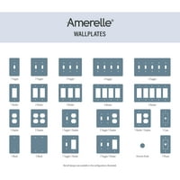 Amerидна плоча на Amerelle 68bdb, празно, леано метал, старост бронза, 1-пакет