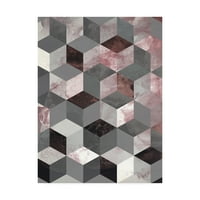 Трговска марка ликовна уметност „коцки роза Фабриккен“ платно уметност по дизајн Фабриккен