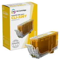 Canon PGI & CLI Компатибилен сет од 6 картони: Пигмент црн PGI225, секој од CLI Black Cyan Magenta Yellow