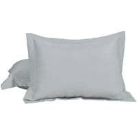 Уникатни поволни перници за перници со меки микрофибер перници сет на светло сива кралица