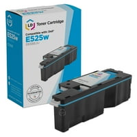 Компатибилен Dell E525W сет на ласерски касети со тонер: 593-BBJU Cyan, 593-BBJV Magenta и 593-BBJW жолто