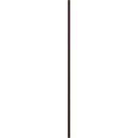 Ekena Millwork 12 W 36 H Средно-Америка винил, Taperormade Две еднакви панели, подигнати ролетни со панели, W Installation Sutter-Lok,-Bordeaux