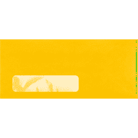 Luxpaper коверти на прозорецот, 1 2, 80lb. Сончоглед жолта, пакувајте