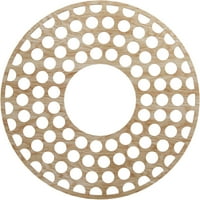 32 OD 5 8 ID 3 8 T Fink Wood Fretwork Piroded Medallion, црвен даб