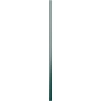 Ekena Millwork 3 4 W 63 H TRUE FIT PVC, два табла врамени од табла-n-batten ролетни, термичка зелена боја