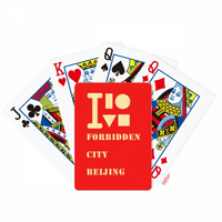 Забранет Град Пекинг Покер Играње Карти Табла Игра На Табла