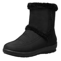 DMQUPV чизми за жени за зимски снежни топли чизми се лизгаат на отворено чизми удобни чевли за жени снежни чизми жени чевли