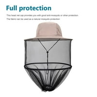 Пчеларска врата капа со добра сила за поддршка на пчеларска капа со анти-плетено мрежи за заштита од 360 степени за заштита