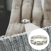 Двојни прстени, стабилни прстени со прсти, прстени со ножеви, прстени за изјава, подарок за жени мажи девојчиња-силверус 6
