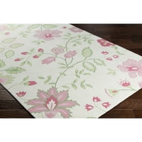 Уметнички ткајачи Аматус розова зелена модерна модерна 7'6 9'6 килим во областа