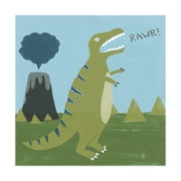 Трговска марка ликовна уметност 'Dino Mite I' Canvas Art до јуни Ерика Вес