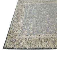 Huron Gebbah Style limim килим, природен тен сив, 1ft - 8in 2ft - 8in accent килим