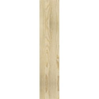 Ekena Millwork 14 W 34 H врв на врвот на теренот за проветрување: Функционален, PVC Gable Vent W 1 4 рамка за рамна трим